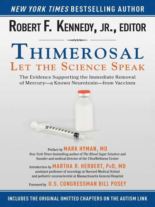 Title details for Thimerosal by Robert F. Kennedy Jr. - Available